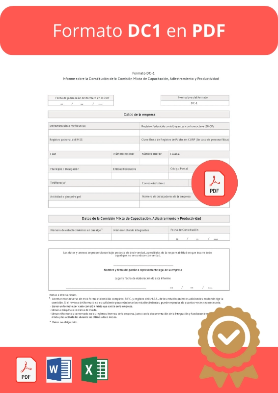 Descargar Formato DC1 PDF