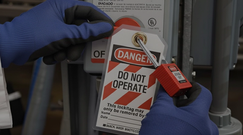 Curso de LOTO DC3 Bloqueo, candadeo y etiquetado